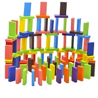 Colorful Wooden Domino Set for Kids / Colourful Wooden Dominos Toyhellip; (120 Pcs)-thumb3