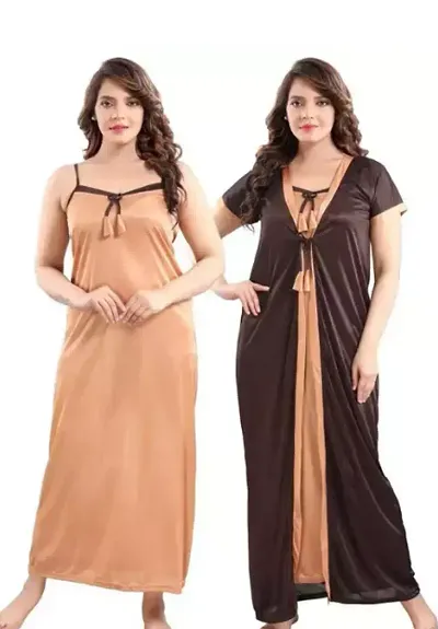 Elegant Satin Nightdress For Women