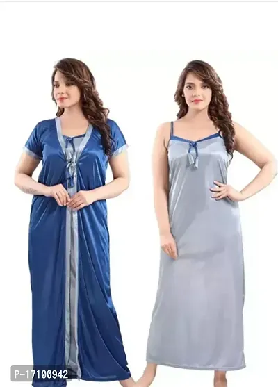 Elegant Satin Nightdress For Women