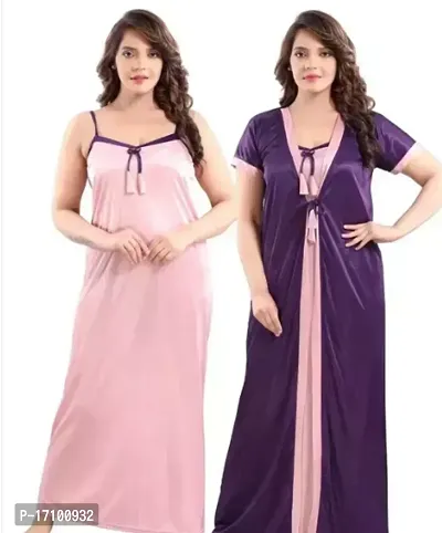 Elegant Satin Nightdress For Women