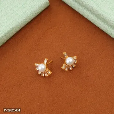 Rose Gold Tops Earrings For Girls And Women-thumb0