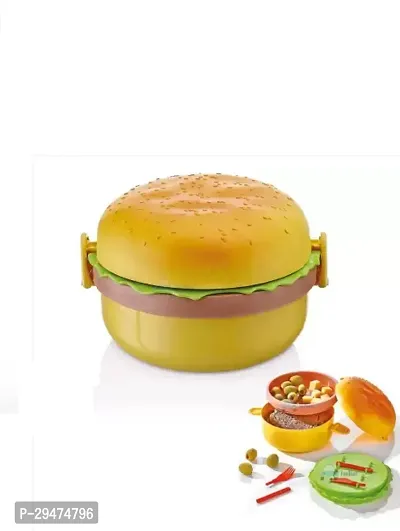 Burger Shape Lunch Box For School-thumb0