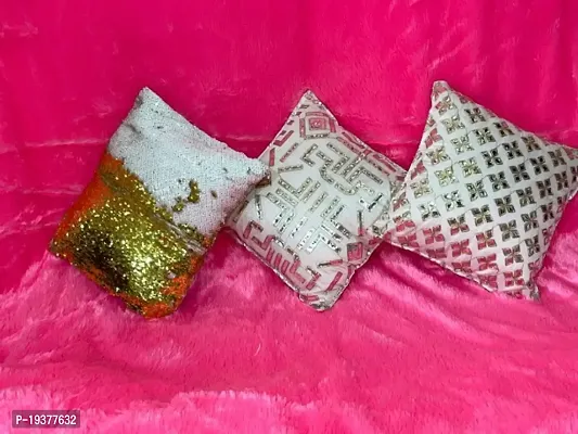 Velvete Cushion Covers Combo of Three Cover