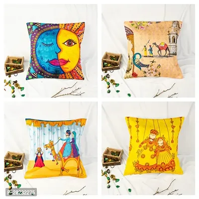 Premium Poly Cotton Printed Cushion Covers Combo