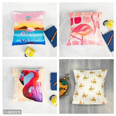 Premium Poly Cotton Printed Cushion Covers Combo