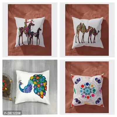 Premium Poly Cotton Printed Cushion Covers Combo-thumb0