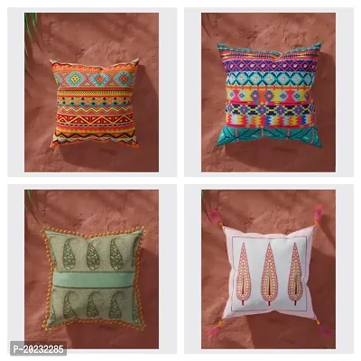 Premium Poly Cotton Printed Cushion Covers Combo