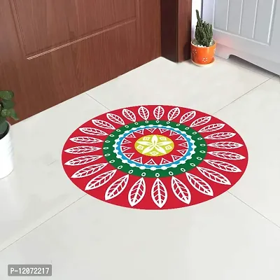100yellow? Diwali Festive Rangoli Floral Pattern Floor Sticker PVC Vinyl Floor Art Beautiful Rangoli-thumb3