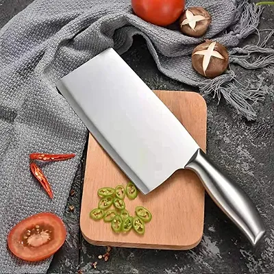 DecoD Stainless Steel Multipurpose Vegetable Meat Cutter Cleaver