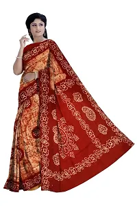 Madurai Sungudi Cotton Saree Moodu Pani Buta, r brown-thumb1