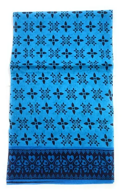 MADURAI HANDLOOM SAREE - YARDS (1) (PC BLUE)