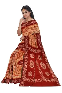 Madurai Sungudi Cotton Saree Moodu Pani Buta, r brown-thumb3