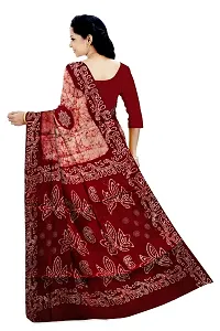 Madurai Sungudi Cotton Saree Moodu Pani Buta, red-thumb2