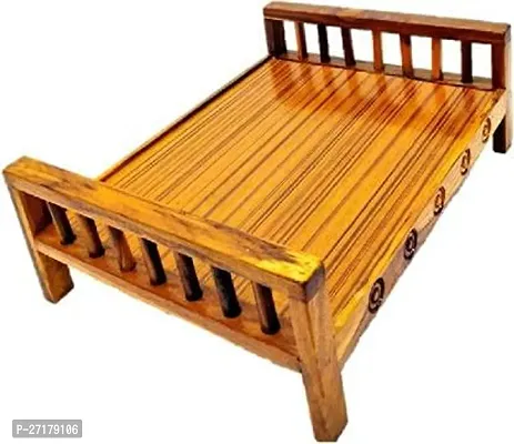 Laddu Gopal Wooden Bed,for Size 0 to 6 no. laddu Gopal, Made up of Sagwan Wood hellip;-thumb0