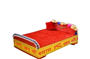 Laddu Gopal Bed,attractive  stylish,For Size 0 to 5 no. laddu Gopal ,fully soft  comfortable , new Design-thumb3