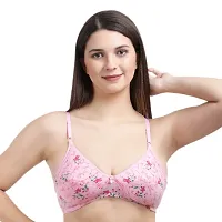 Multicoloured Cotton Blend Printed Bras For Women-thumb3