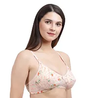 Livenice printed padded bra for women girls ladies peach pink lemon-thumb2