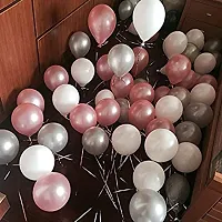 Presents Happy Birthday Decoration Combo 43Pcs Set Foil Banner And Balloons For Girls Adult Wife Girl Friend 1st 30th Birthday Party Decoration pack of 43 pink silver white 43pc-thumb1