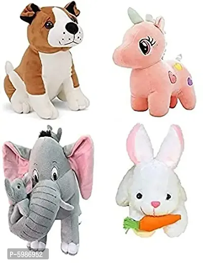Soft Toy Combo Pack of Bull Dog-thumb0