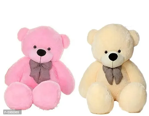 Combo Offer 3 Feet Soft & Cute Teddy Bear ( Pack of 2) 90CM -(Pink-thumb3