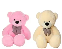 Combo Offer 3 Feet Soft & Cute Teddy Bear ( Pack of 2) 90CM -(Pink-thumb1