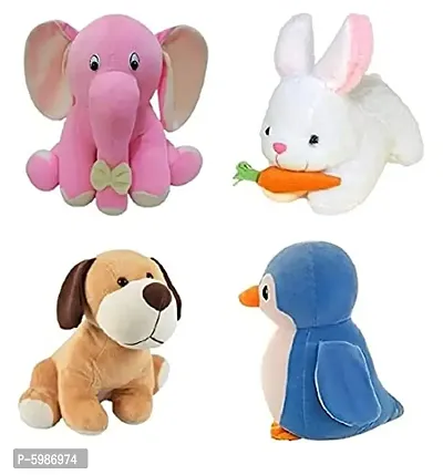 Pack of 4 Elegant Soft Toys Combo Set Appu Elephant (25 cm)