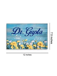 999Store Printed Wooden And Flowers For Home Name Plate (Mdf_12 X7.5 Inches_Multi)-thumb3