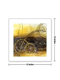 999STORE Abstract Pattern Poster (Canvas_35X35 cms_Gold PosterLPSZ1015)-thumb2