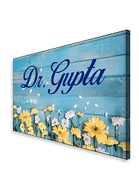 999Store Printed Wooden And Flowers For Home Name Plate (Mdf_12 X7.5 Inches_Multi)-thumb2