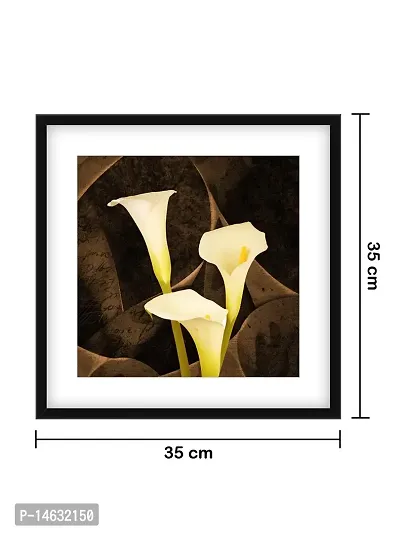 999STORE Brown And Yellow kaner Flower(Canvas_35X35 cms_Brown Poster062)-thumb5