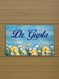 999Store Printed Wooden And Flowers For Home Name Plate (Mdf_12 X7.5 Inches_Multi)-thumb1