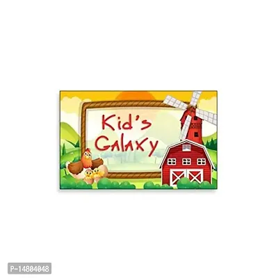 999Store Printed Cartoon Kids For Children Room Name Plate (Mdf_12 X7.5 Inches_Multi)