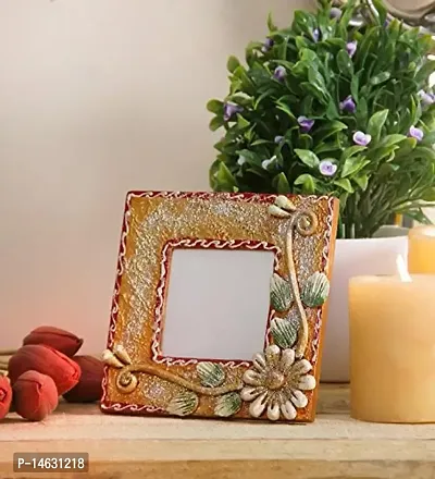 999STORE Indian handicrafts rajasthani wall home decor decoration decorative art flower family table mounted photo frame