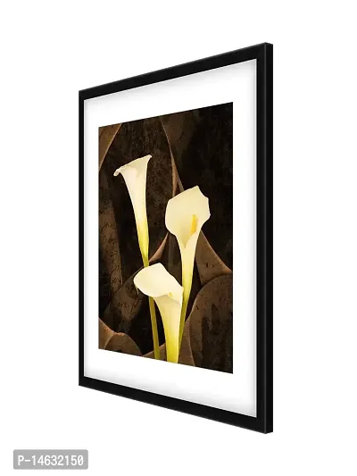 999STORE Brown And Yellow kaner Flower(Canvas_35X35 cms_Brown Poster062)-thumb3