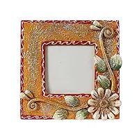 999STORE Indian handicrafts rajasthani wall home decor decoration decorative art flower family table mounted photo frame-thumb1