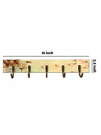 999STORE Abstract Flower Wall Hanger Steel Hooks Wall Hanger 5 Hooks for Clothes and Towel in Bathroom and Living Room Hanger093-thumb3