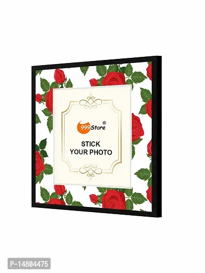 999STORE Red Rose With Green Leaf pattern photo frames hanging for wall painting photo frames for wall decoration PFP-139-thumb3