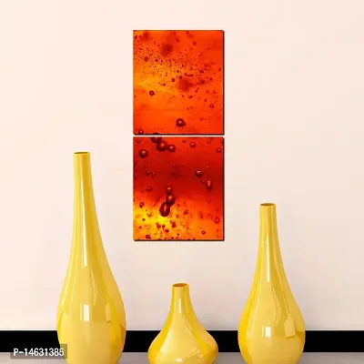 999STORE Multiple Frames Water Drops Art Panels Like Painting - 2 Frames (90 X40 Cms)