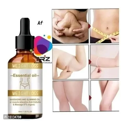 TRZ Premium Fat Loss Oil - A Belly Fat Reduce Oil/ Weight Loss Massage Oil/ Fat Burner Oil / Slimming Oil - Men  Women  (30ml)