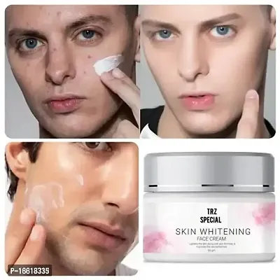 Cream for Glowing Skin, Whitening And Brightening Skin for Anti Ageing  Dark Spots, Reduces Fine Lines  Wrinkles for Men-thumb5