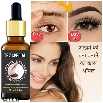 Eyebrow  Eyelash Growth Oil With Natural Ingredients For Long  Thick Eyebrows  Eyelashes-thumb3