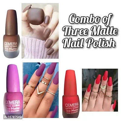 Buy BELLA VOSTE MATTE NAIL POLISH COMBO PACK OF 5 Online at Low Prices in  India - Amazon.in