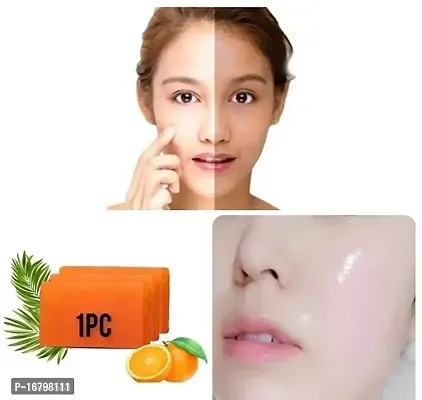 Orange Soap For Whitening Blackness Removing Soap-thumb3