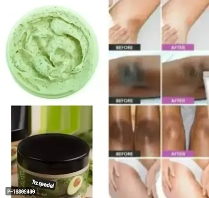 Avacado Face Whitening scrub For Blackness Removing-thumb0