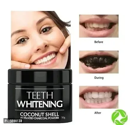 Organic Charcoal Teeth Whitening Tooth Powder-thumb2