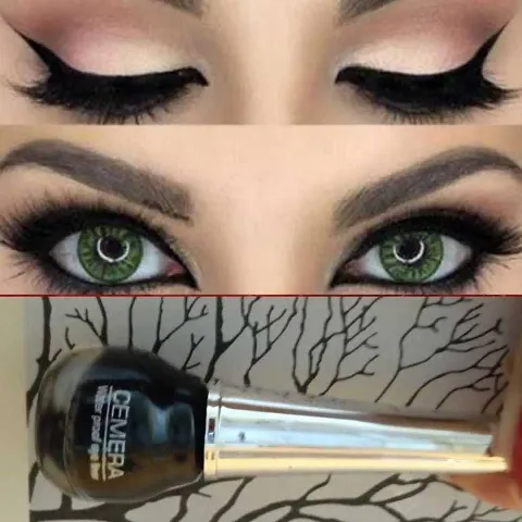 Fashionable Eye and Nails Makeup Essential