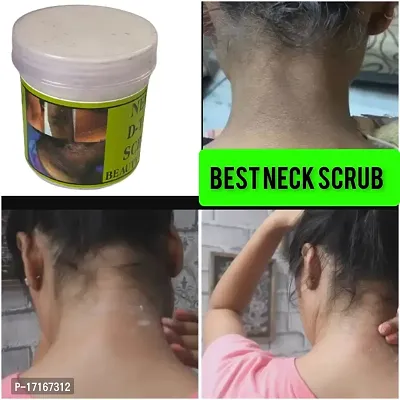 Neck D-tan Scrub for Skin Brightening, Dark Spot Remover, Skin Whitening