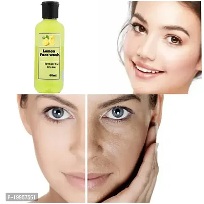Lemon face wash for Lemon Brightening Face Wash, Oil Clear and Fruit Infused with Lemon Extracts  Active Fruit Boosters, Lemon Face Wash for Oily Skin-thumb3