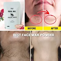 Turmeric Facial Wax Powder, 5 min Painless Natural Face Hair Removal Waxing Powder, Easy to use at home, No chemicals - No Irritation, No Skin rashes 50gm-thumb1