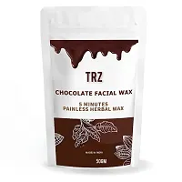 TRZ Chocolate Flavour FACIAL WAX - 5 MINUTE PAINLESS HERBAL WAX POWDERnbsp;Waxnbsp;nbsp;(50nbsp;g)-thumb1